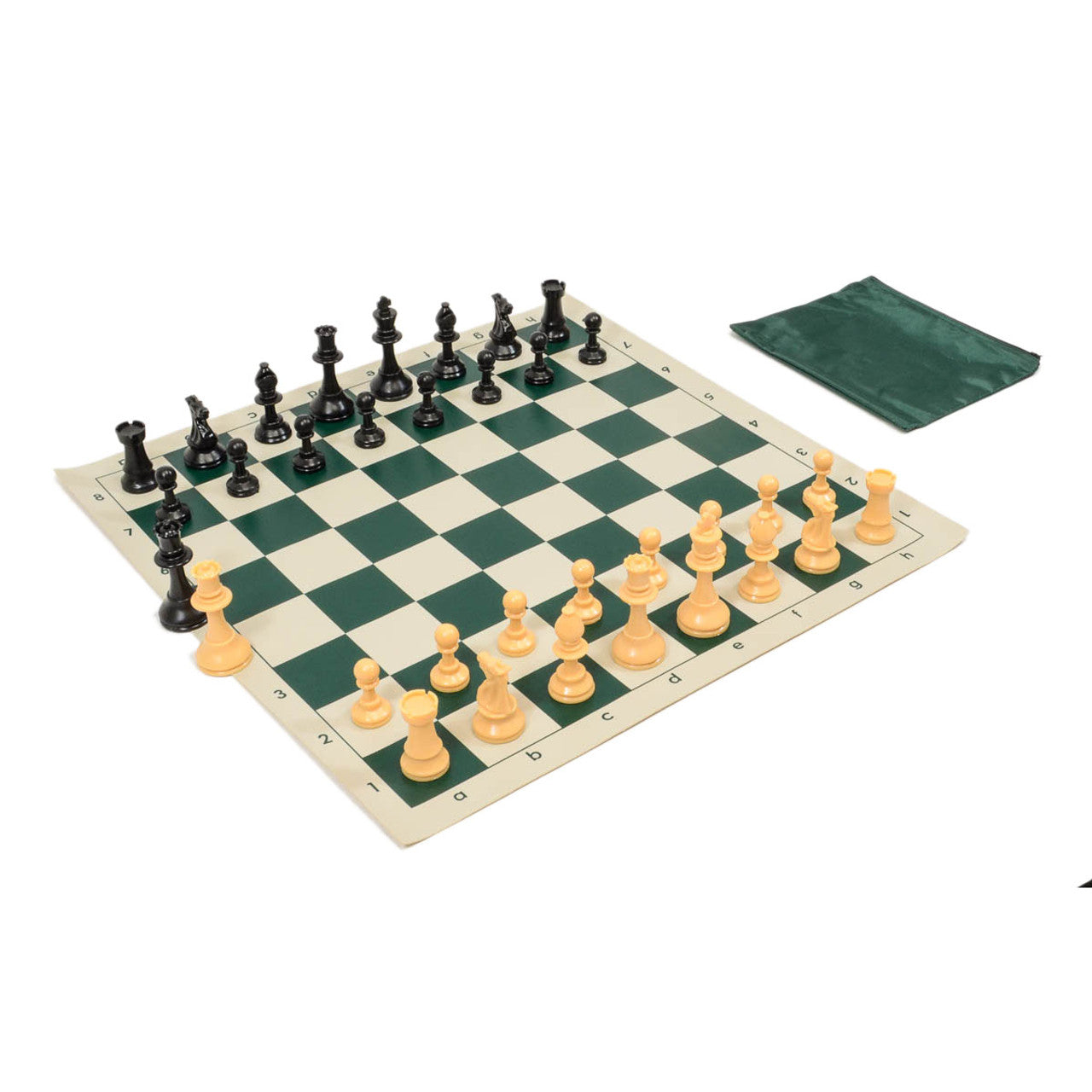 Quality Club Chess Set Combo – Perfect Fit Bag with Vinyl Board (Choose Your Color)
