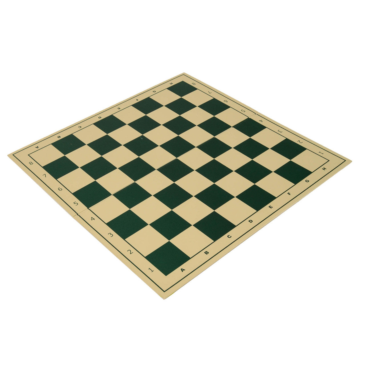 Quality PVC Folding Chess Board – 19.5" with Algebraic Notation (Choose Your Color)