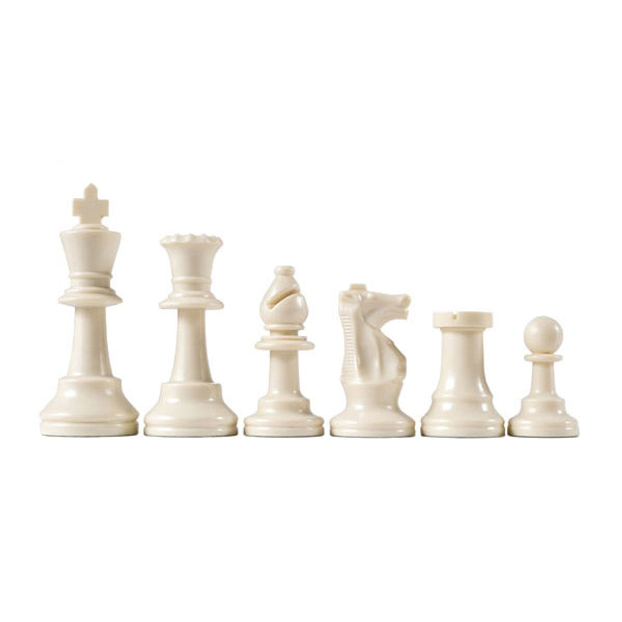 Heavy Tournament Chess Pieces – Half Set – Weighted Plastic (Choose Your Color)