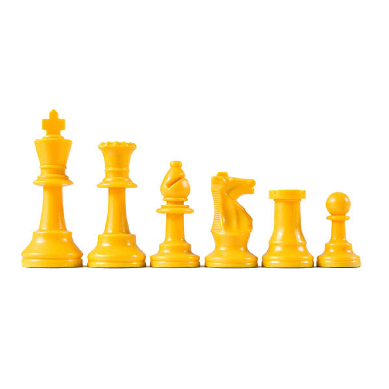 Heavy Tournament Chess Pieces – Half Set – Weighted Plastic (Choose Your Color)