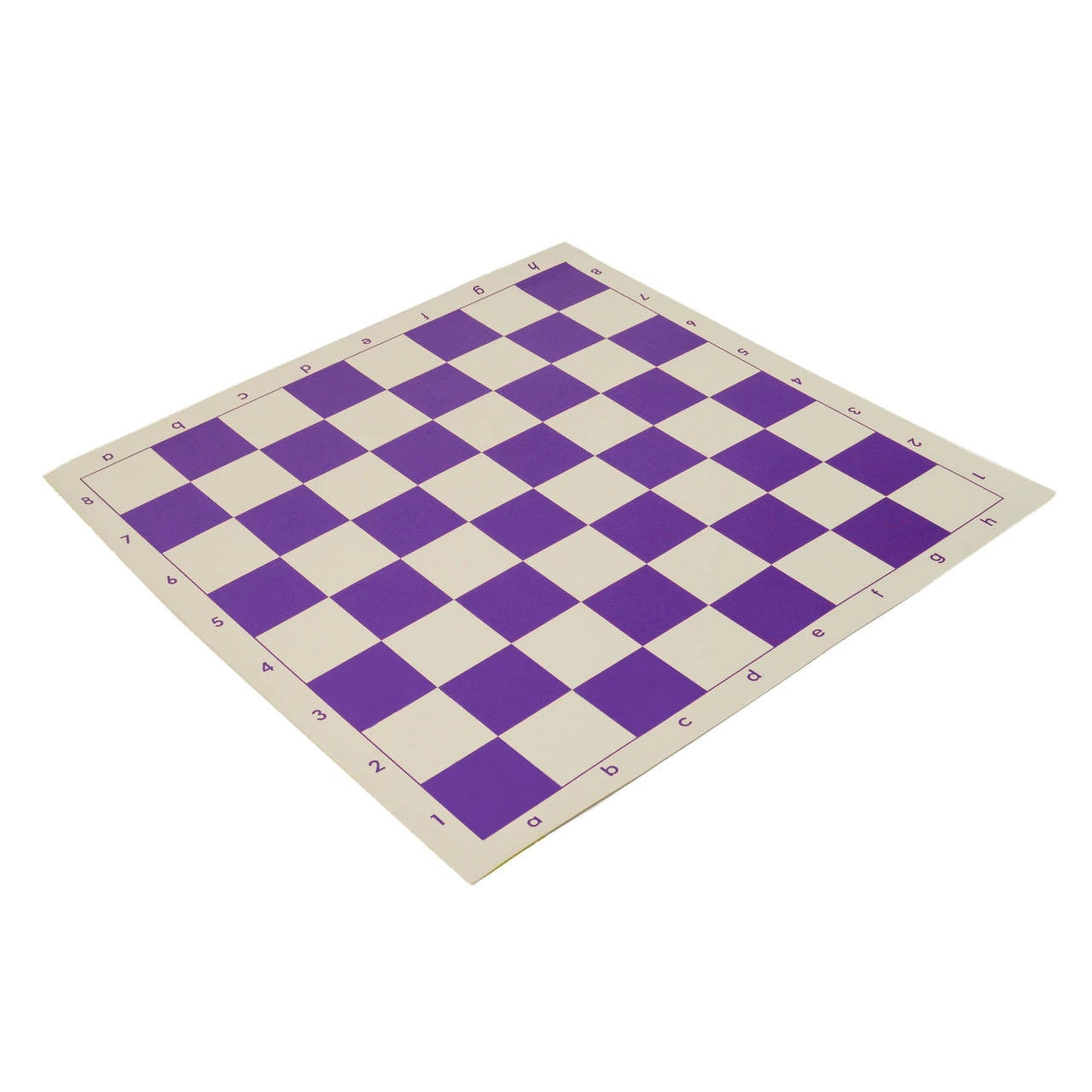 Basic Vinyl Chess Board – 20" Tournament Size with Algebraic Notation (Choose Your Color)