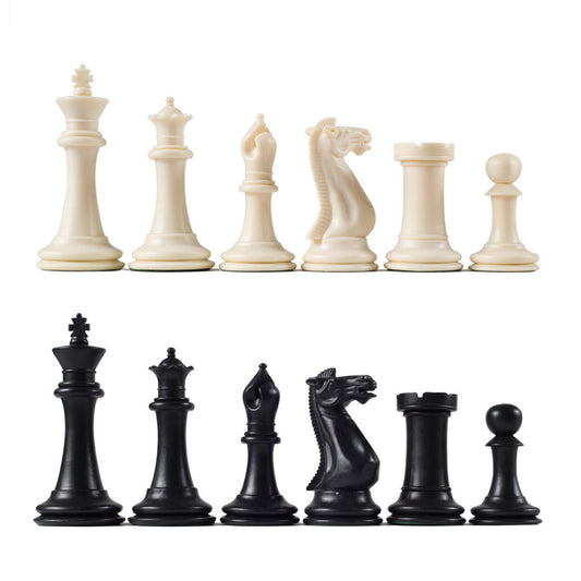 Big Knight Chess Pieces – Weighted Plastic, Paper Felt Base
