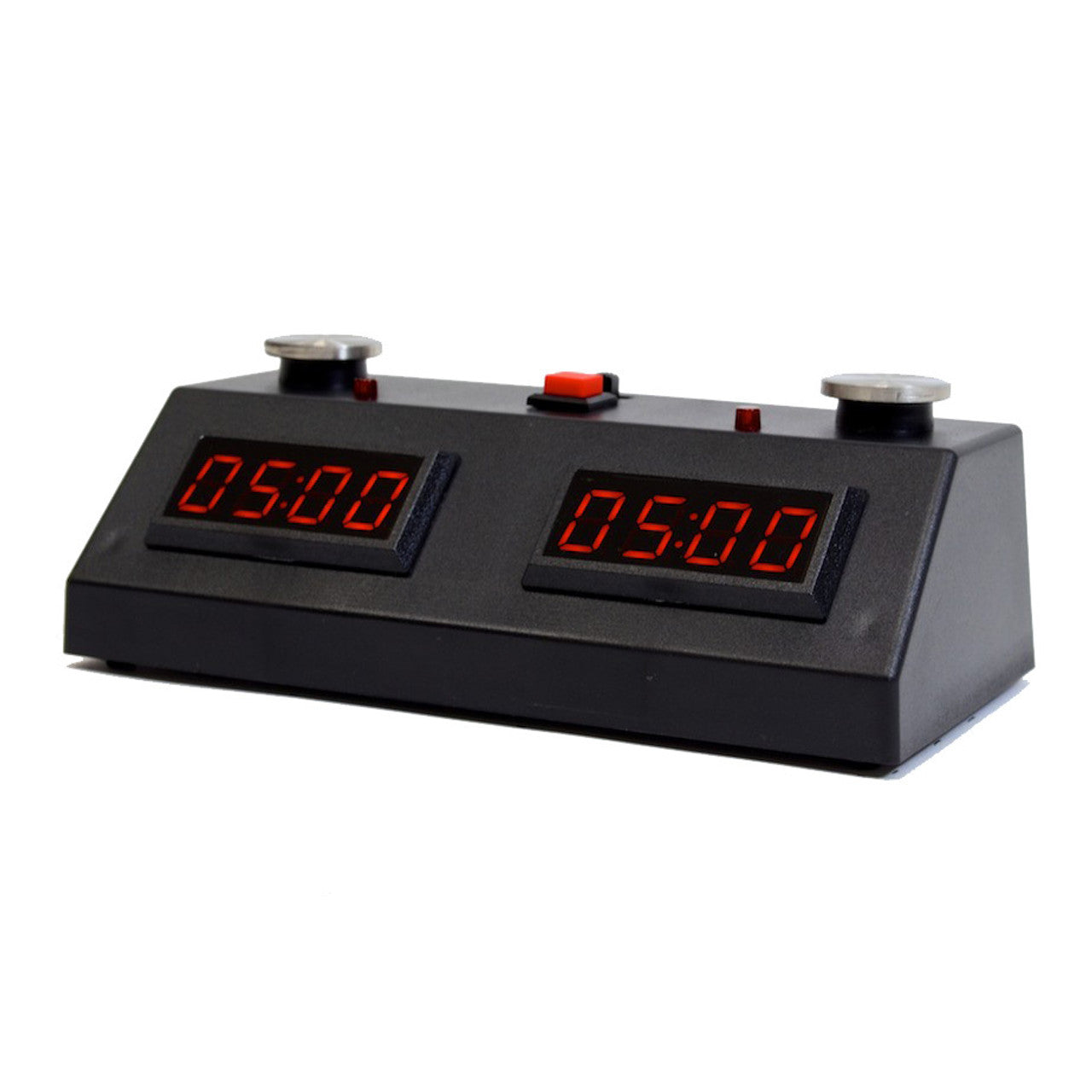 ZMF-II Digital Chess Timer – Stainless Steel Touch Buttons with LED Color Display