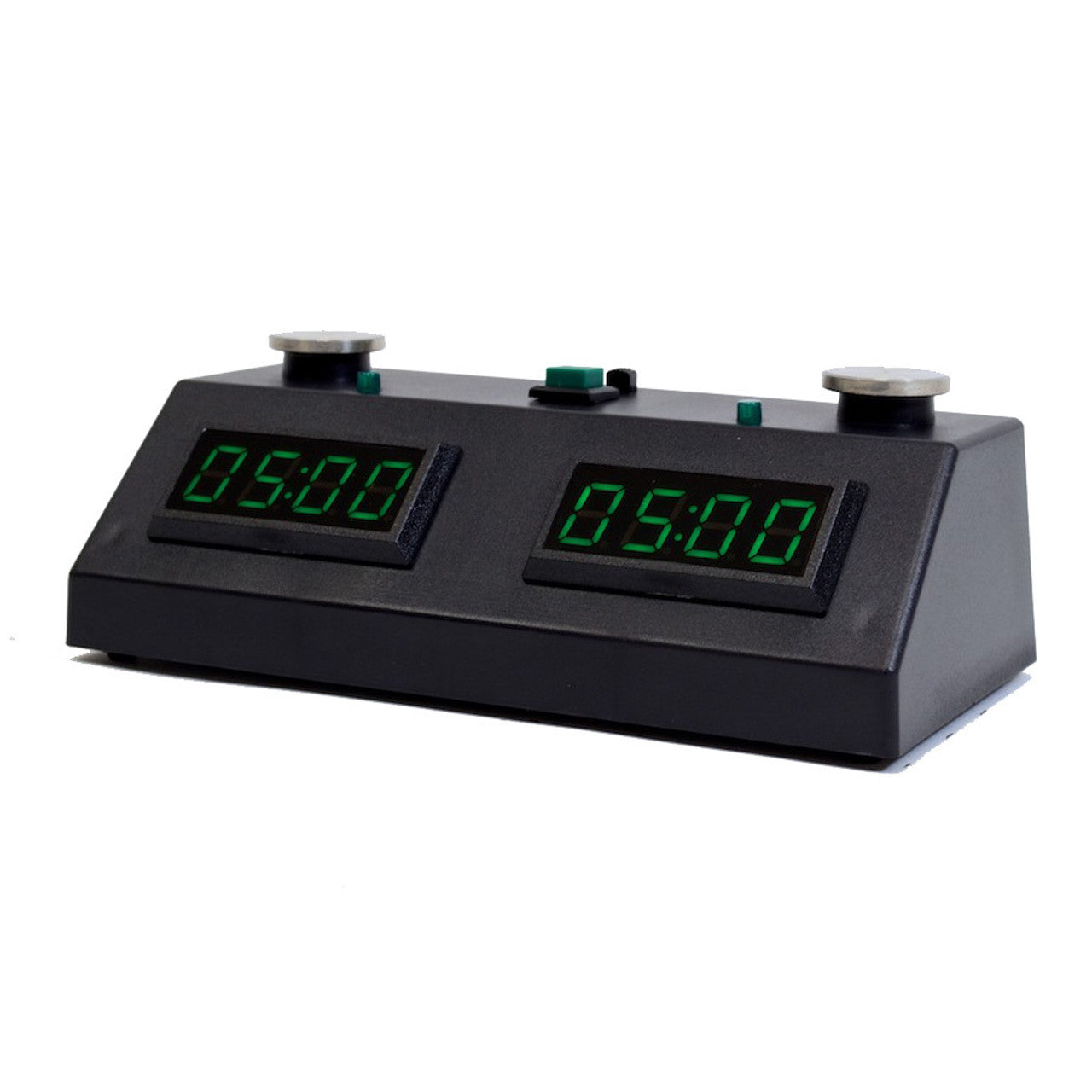 ZMF-II Digital Chess Timer – Stainless Steel Touch Buttons with LED Color Display