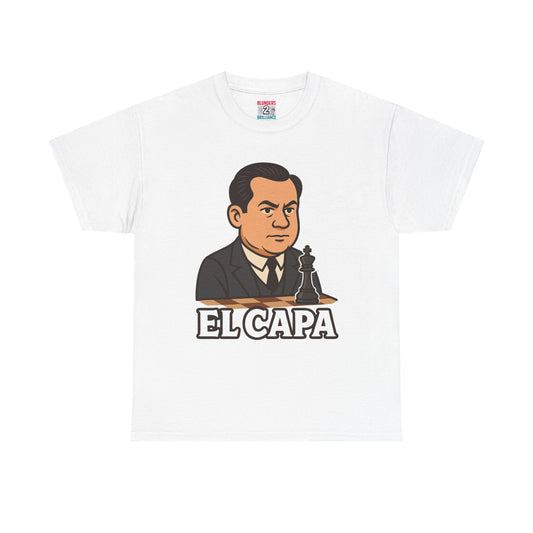 ♟️ El Capa – Legendary Capablanca Chess T-Shirt | Unisex Heavy Cotton Tee