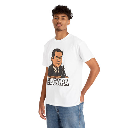 ♟️ El Capa – Legendary Capablanca Chess T-Shirt | Unisex Heavy Cotton Tee