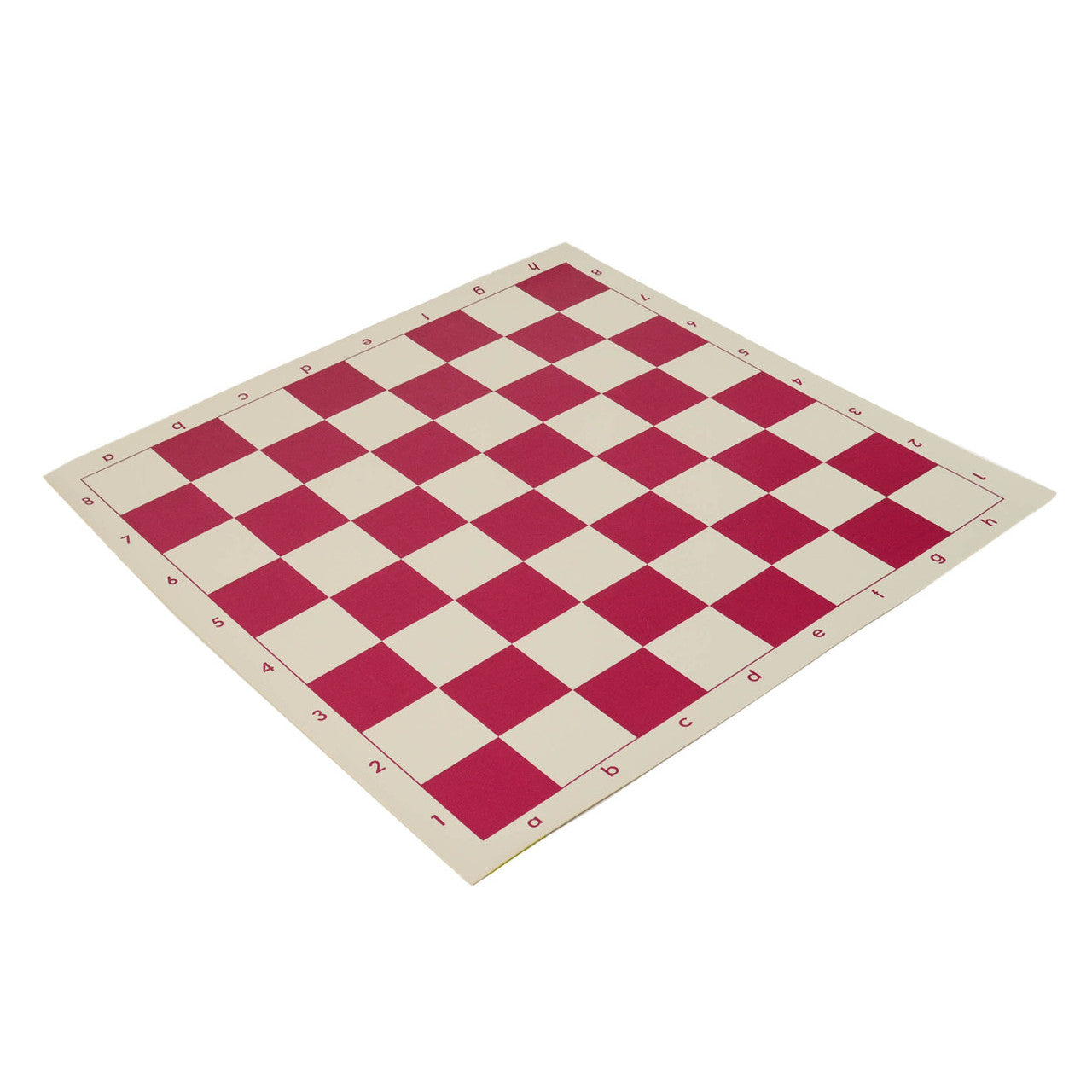 Basic Vinyl Chess Board – 20" Tournament Size with Algebraic Notation (Choose Your Color)