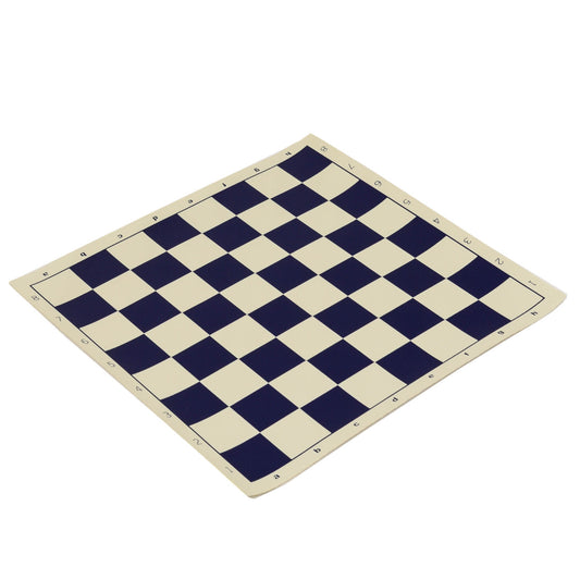 Analysis Vinyl Chess Board – 12" Portable with Algebraic Notation (Choose Your Color)
