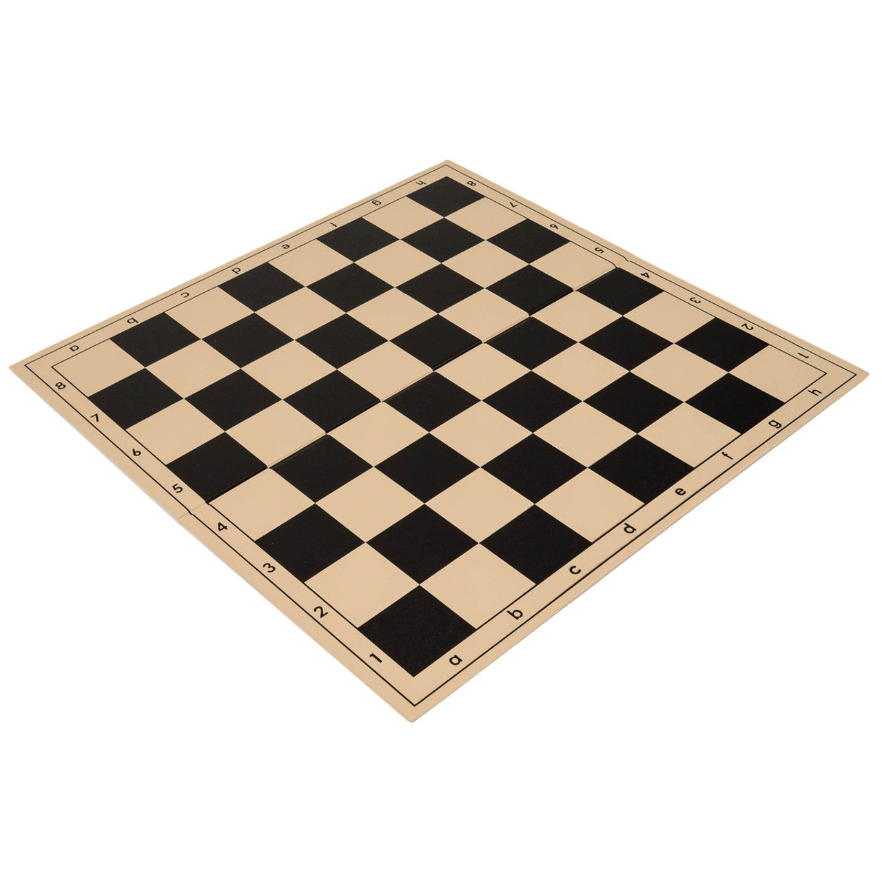Quality PVC Folding Chess Board – 19.5" with Algebraic Notation (Choose Your Color)