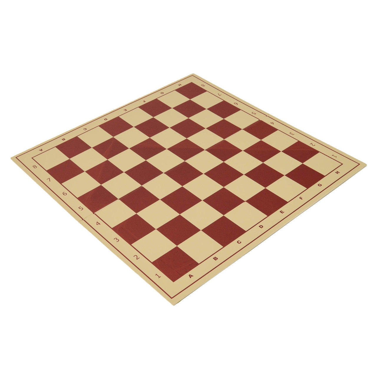 Quality PVC Folding Chess Board – 19.5" with Algebraic Notation (Choose Your Color)