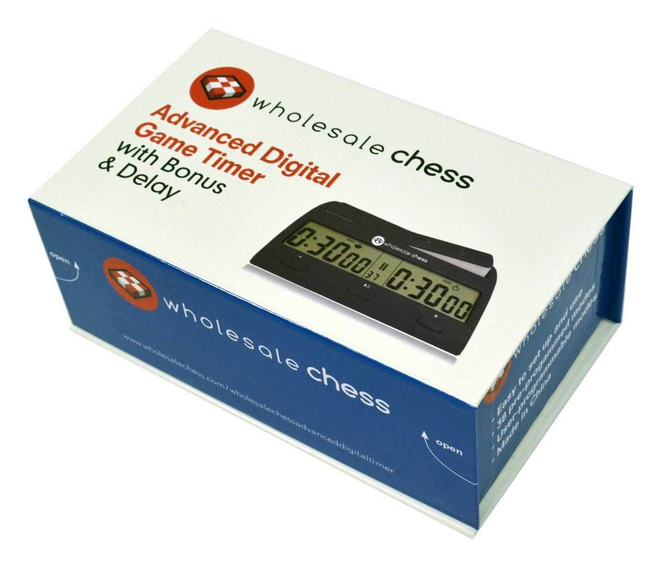 Advanced Digital Chess Clock – 38 Modes with Bonus & Delay