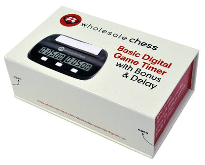 Essential Digital Chess Clock – Bonus & Delay