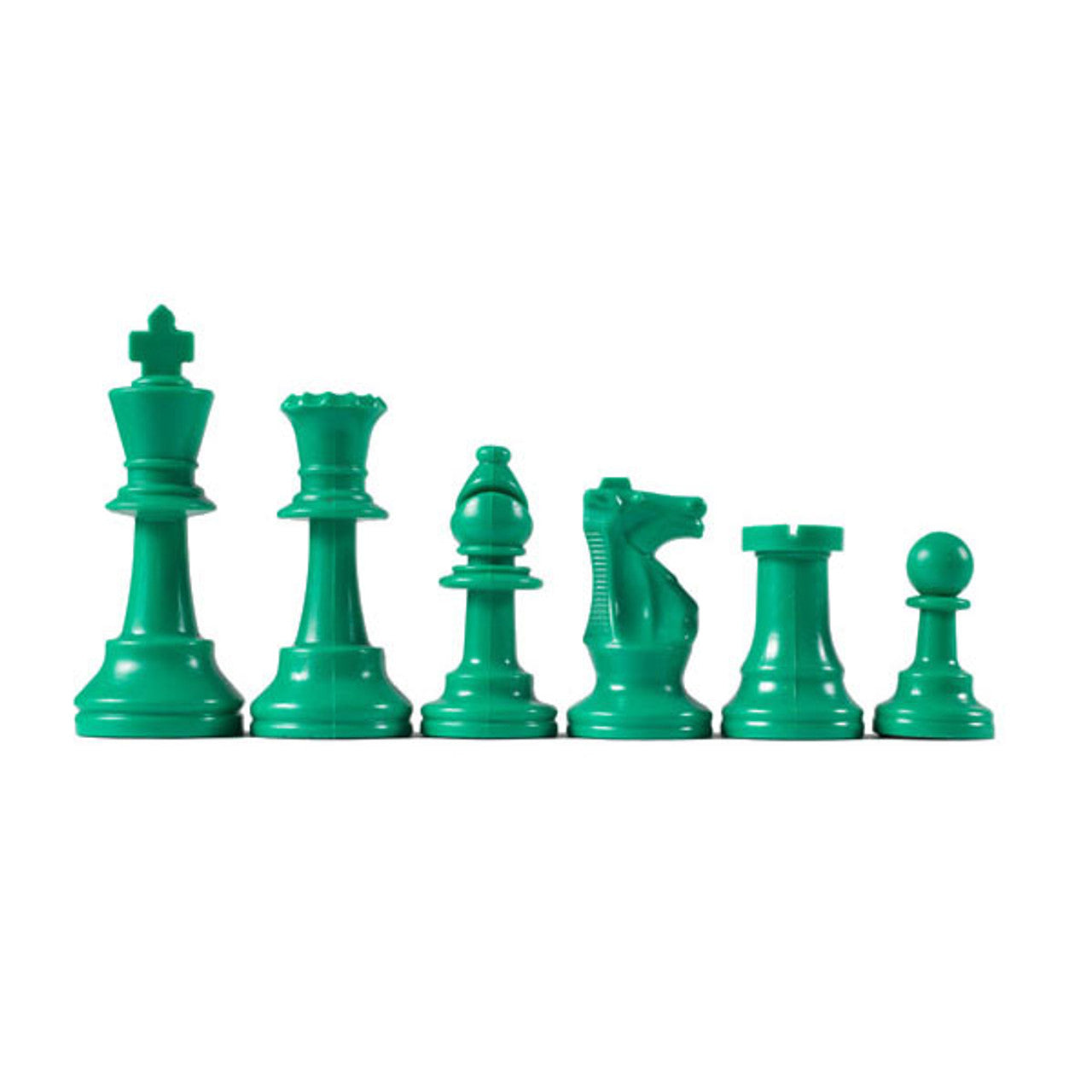 Heavy Tournament Chess Pieces – Half Set – Weighted Plastic (Choose Your Color)