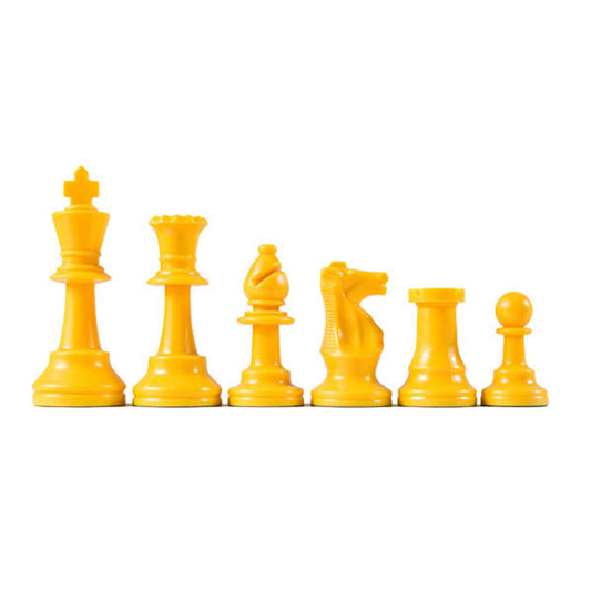 Heavy Tournament Chess Pieces – Half Set – Weighted Plastic (Choose Your Color)