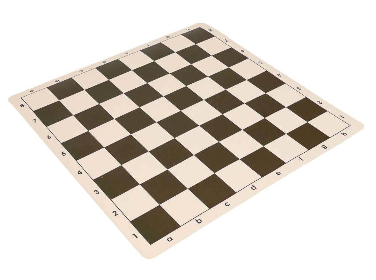 Silicone Chess Board – 19.5" with Algebraic Notation (Choose Your Color)
