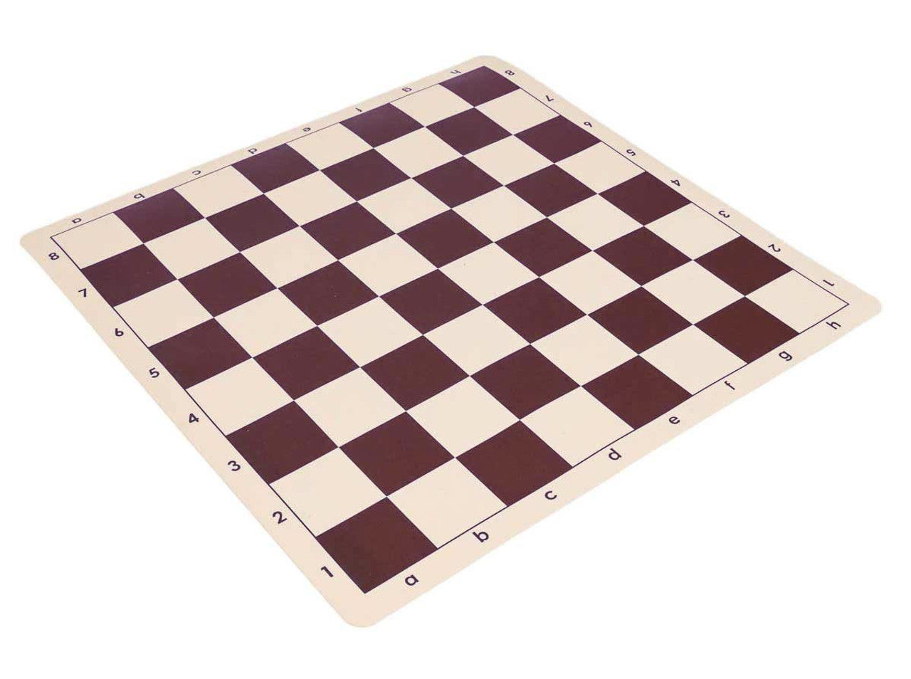 Silicone Chess Board – 19.5" with Algebraic Notation (Choose Your Color)