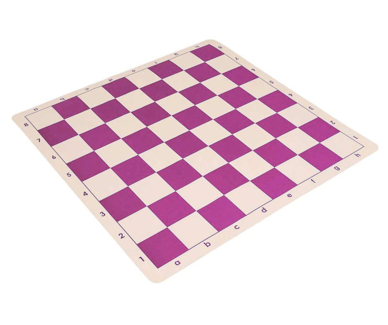 Silicone Chess Board – 19.5" with Algebraic Notation (Choose Your Color)