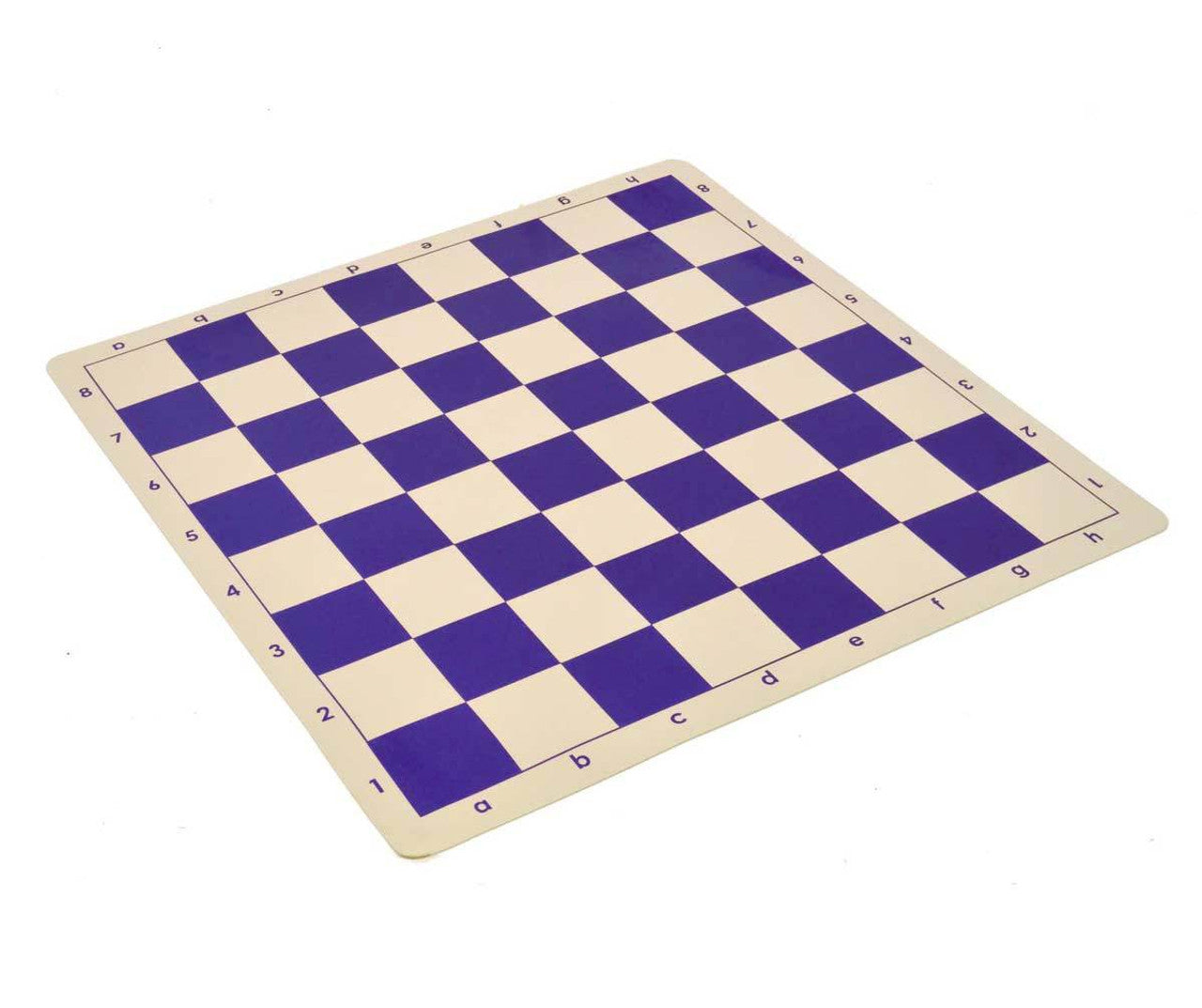 Silicone Chess Board – 19.5" with Algebraic Notation (Choose Your Color)