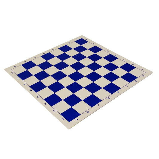 Basic Vinyl Chess Board – 20" Tournament Size with Algebraic Notation (Choose Your Color)