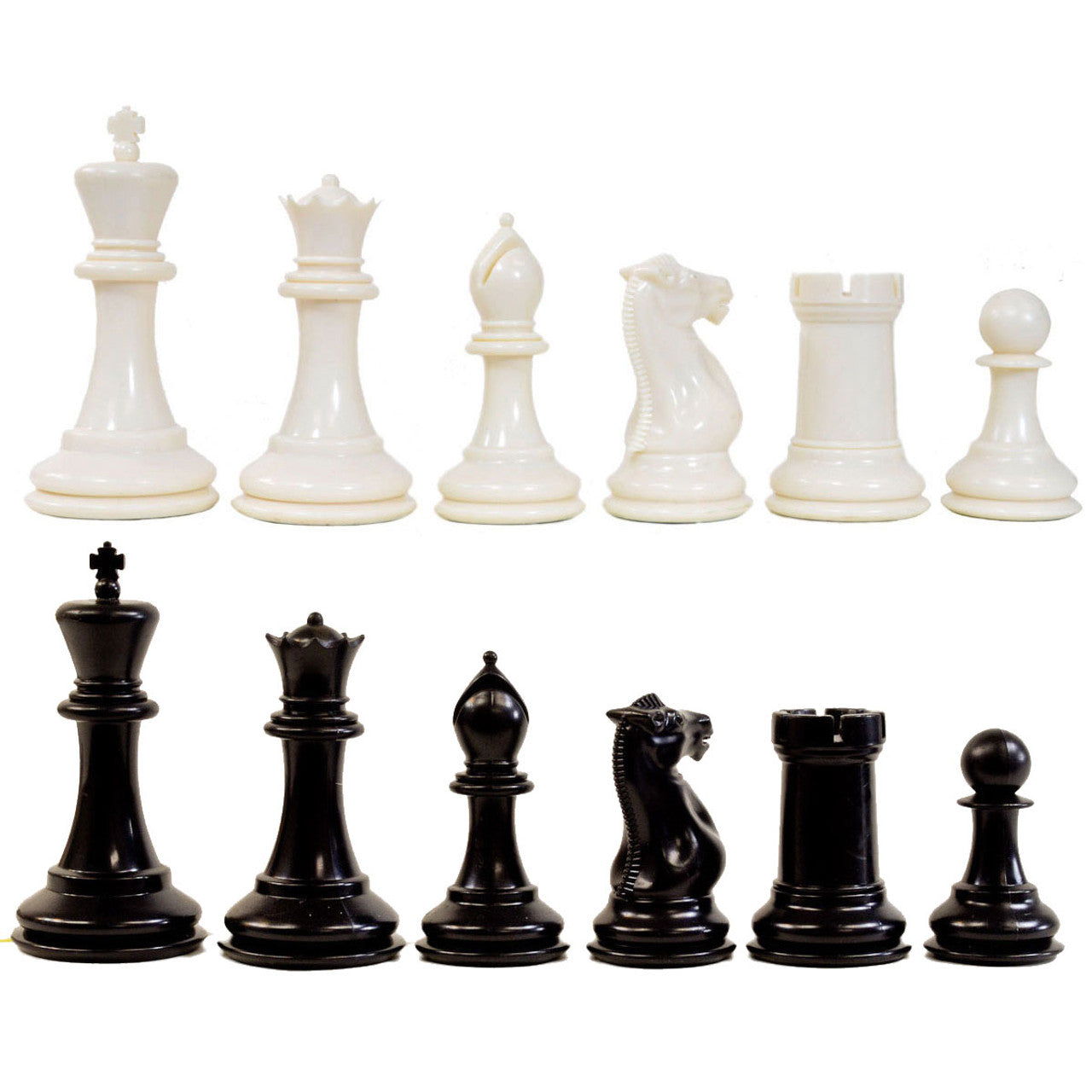 Traditional Staunton Chess Pieces – Weighted Plastic (Choose Your Color)