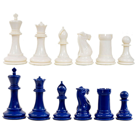 Traditional Staunton Chess Pieces – Weighted Plastic (Choose Your Color)